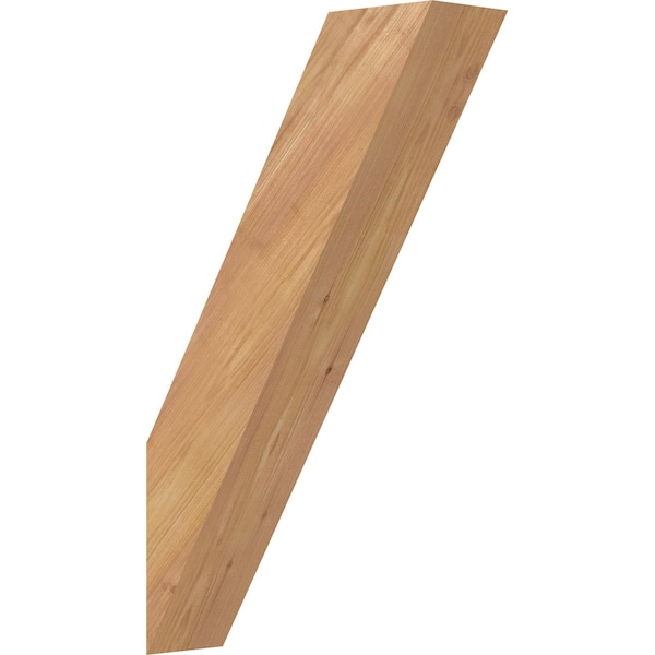 Ekena Millwork 3 1/2"W x 12"D x 20"H Traditional Smooth Knee Brace, Western Red Cedar BRC04X12X20TRA00SWR - main
